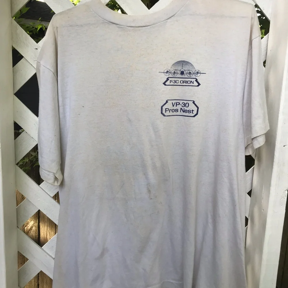 RARE P-3C Orion VP-30 Pros Nest The Hunter Navy Tee - Picture 6 of 12